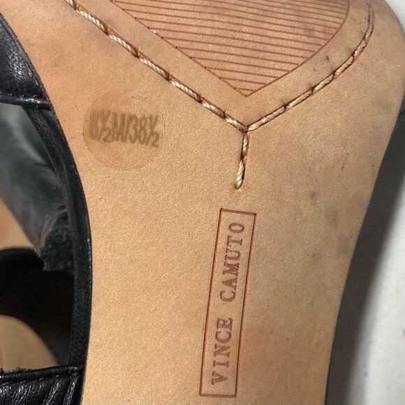 VINCE CAMUTO Women’s‎ Charlotte Black Heels Size 8.5M or 38.5 - Picture 5 of 12